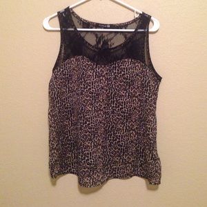 Cheetah Print Tank Top