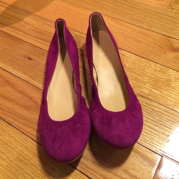 J. Crew Shoes - J.Crew Suede Cece Flat Size 9