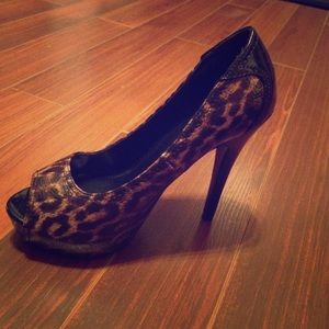 Cheetah printed heels