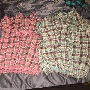 Plaid tops