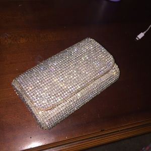 a clutch & 2 bracelets