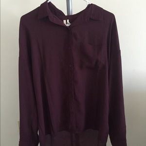 Dark purple blouse