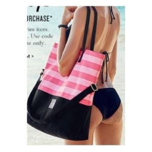 Victoria Secret tote bag.