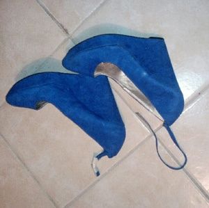 Charolette Russe Royal blue wedges