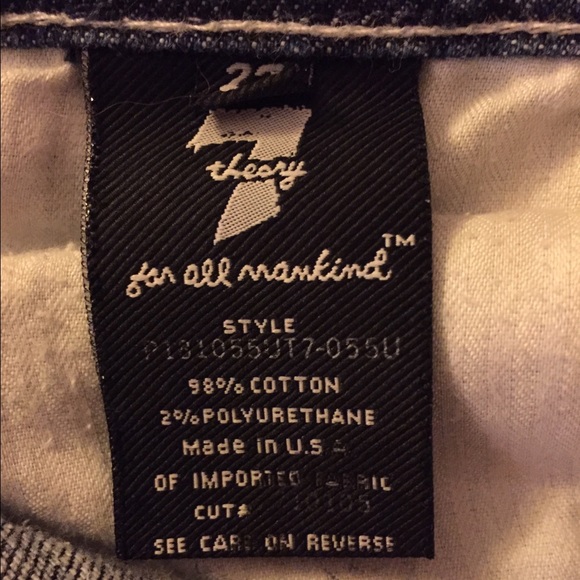 7 FOR ALL MANKIND Jean Capris - Size 27 - Picture 4 of 4