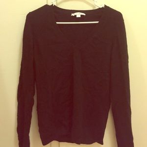 Black cashmere sweater