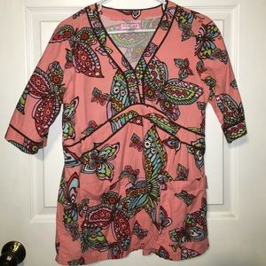 Koi scrub top great for maternity wear
