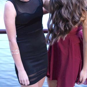 black body con dress