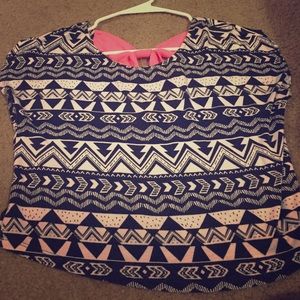 Printed crop top