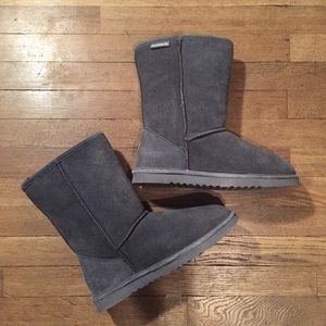 Grey Bearpaw boots