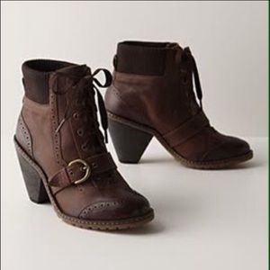 Anthropologie Schuler and Sons sweater cuffed boot