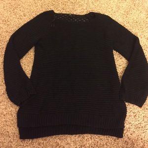 Black knit sweater