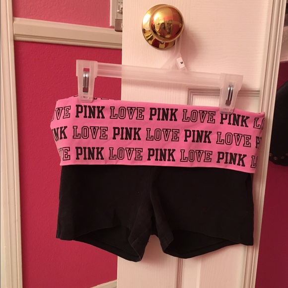 Victoria's Secret pink yoga booty shorts