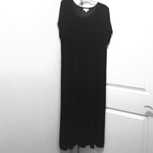Cold water Creek Black Midi Dress