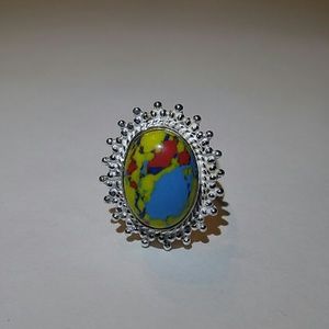 Handmade Sterling Silver Fancy Jasper Ring