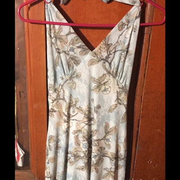 Light blue dress with flowers size medium by ruby