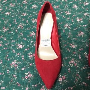 Red casual heels💁🏻