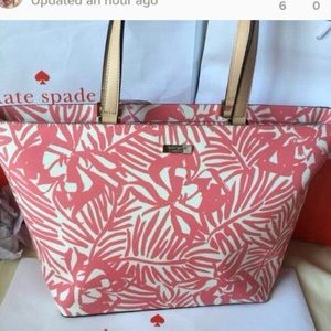New Kate Spade Vinyl Tote Handbag