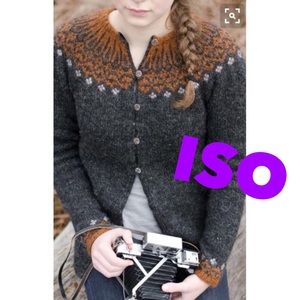 ISO style sweater/cardigan
