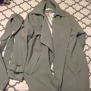 Light Blue trench coat(Large)