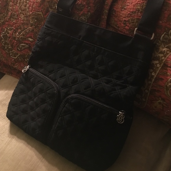Vera Bradley Black quilted Crossbody