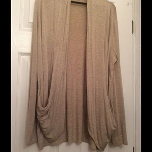 Cream long sleeve cover up/ cardigan
