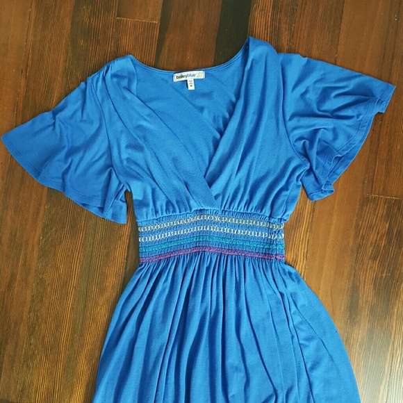 Bailey blue maxi dress