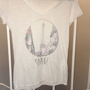 White Abercrombie t shirt