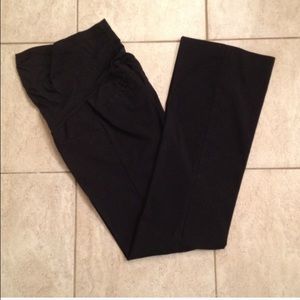 Black maternity dress pants