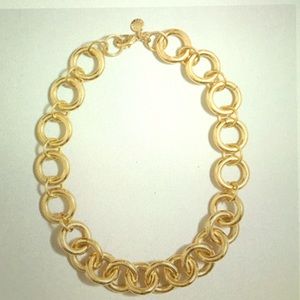 J.Crew Gold Plated Chain Link Necklace