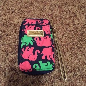 Lily Pulitzer tusk in sun wristlet