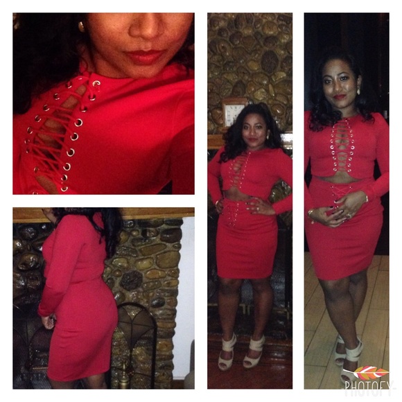 Unique Laceup Front Dress