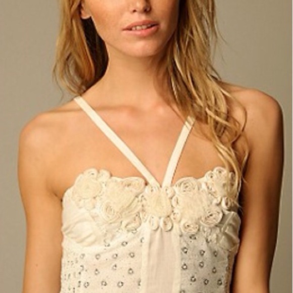 VTG RARE free people mixed print corset cami top 2 - Picture 4 of 4
