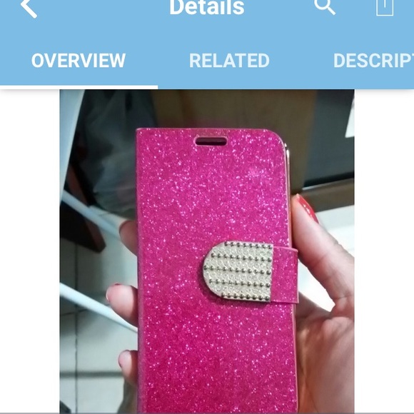 iPhone 5S sparkly pink case - Picture 4 of 4