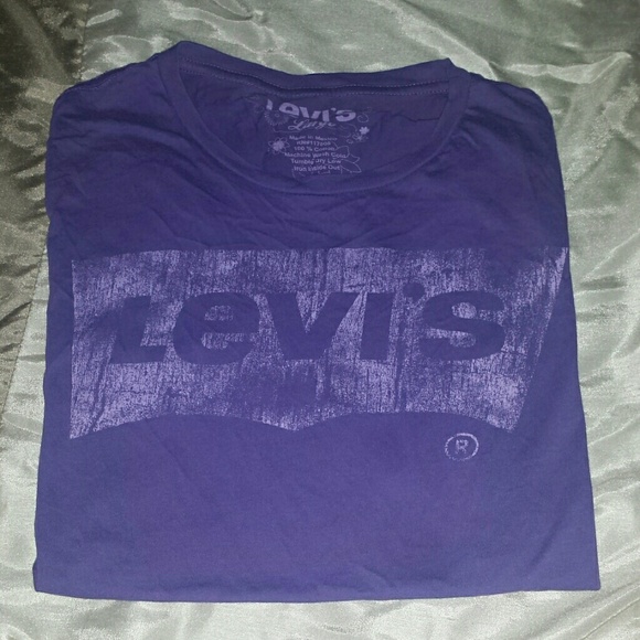 Levis purple tee shirt