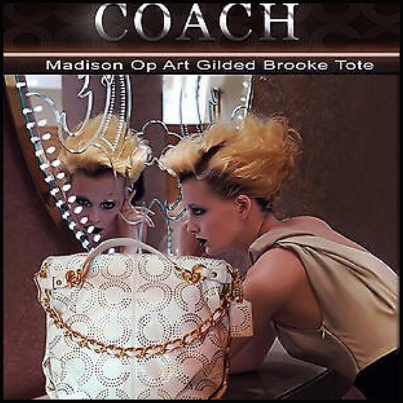 Coach RARE (Gilded Madison Tote) opt art beautiful