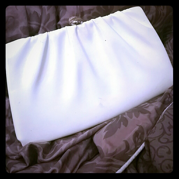 Basic white clutch.