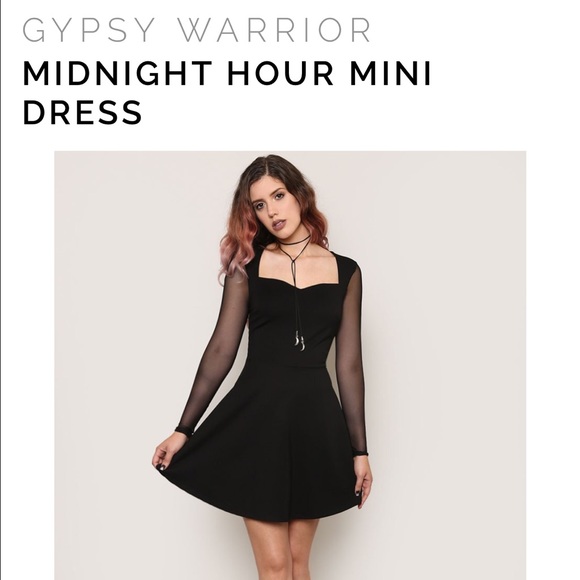 Gypsy Warrior Midnight hour mini dress