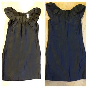 J Crew Linen Blend sleeveless mini shift dress sz0