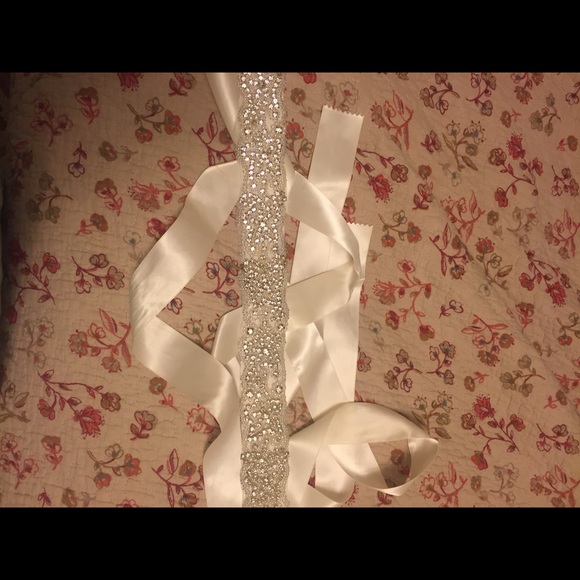 Wedding dress sash