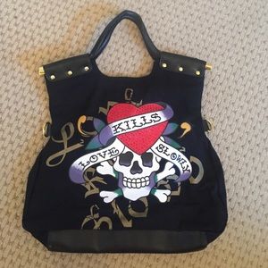 Excellent Condition Ed Hardy Tote!