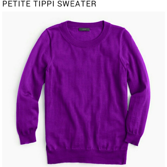 J. Crew Tippi Sweater in Fiesta Purple