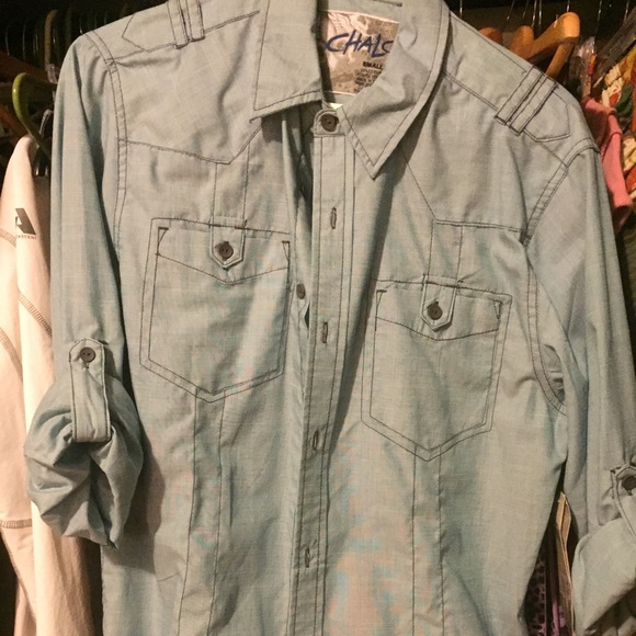 Mens/youth Light blue polo/long sleeves