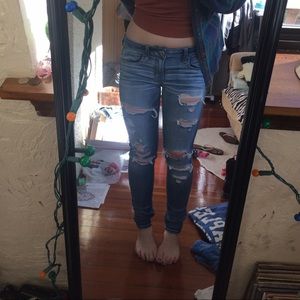 American eagle jeans destroyed