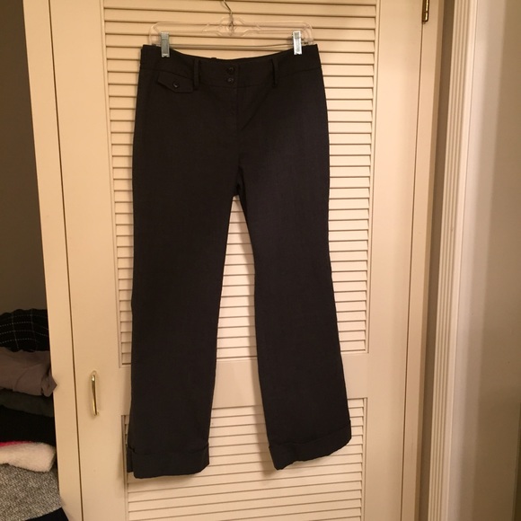 LOFT grey wool dress pant