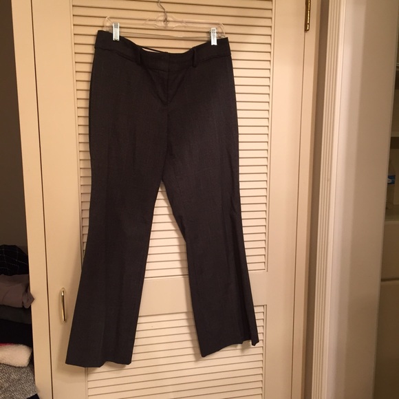 LOFT glen plaid trouser