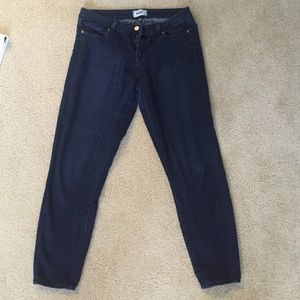 Paige cropped skinny jeans size 31