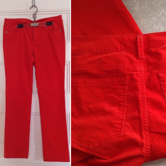 Ann Taylor Loft red cords NWOT💲⬇️❗️