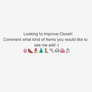 What items and brands would you like to see me add