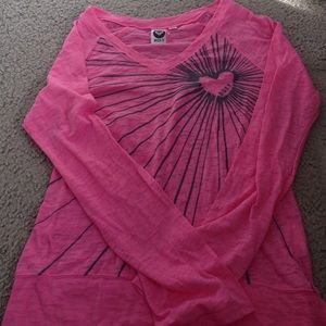 Roxy Pink Long Sleeve